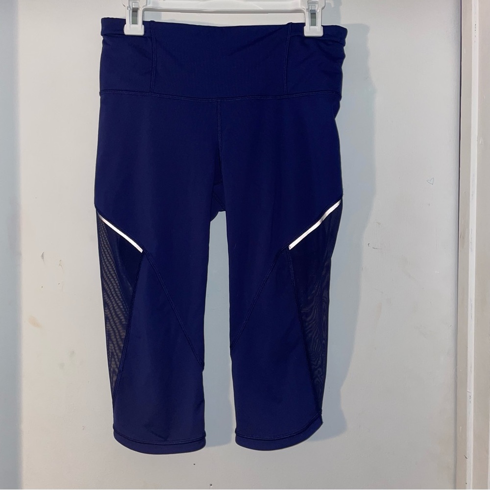 Lululemon Capris Leggings with Mesh